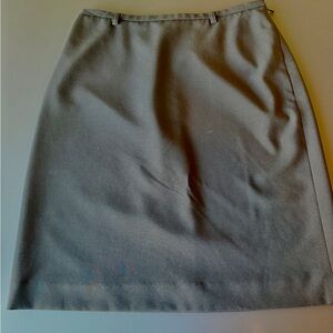 Ann Taylor Elegant Charcoal Pencil Skirt